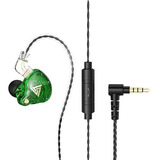 Fone Qkz Ak6 Pro Com Microfone Retorno De Palco Cor Verde