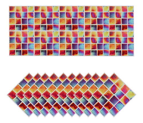 Meccanixity 20 Calcomanias De Azulejos De Mosaico, 3.9 X 3.9