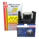 Kit Cables Bujía Ngk + Bobina Bosch Vw Gol Trend 1.6 8v