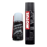 Motul C1 Cadenas + Lubricante Ceramico Cadena + Cepillo