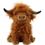 Juguete Peluche De Vaca Escocesa Para Niños