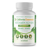 Suplemento Vitamina K2 + Vit D3 50 - Unidad a $2248