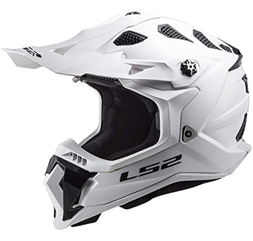 Cascos Ls2 Mx-off Road Subverter Evo Helmet (gloss White - L