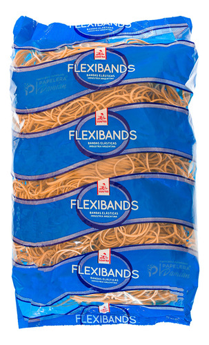 Banditas Elásticas Bandas Elásticas Flexibands Bolsa 1kg Látex. Diámetro 40mm Sin Estirar.