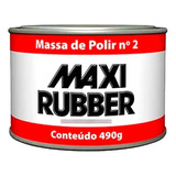 Massa De Polir Nº2 Maxi Rubber 490g Automotiva Polimento 