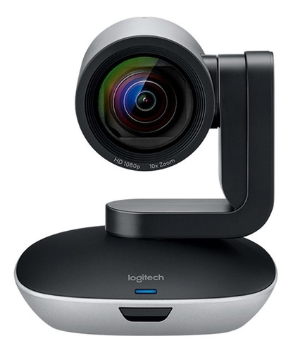 Câmera Web Logitech Ptz Pro Full Hd 30fps Cinza/preto Webcam