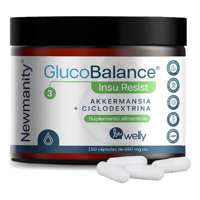 Glucobalance Insuresist Akkermansia Ciclodextrina Newmanity Sin Sabor | MercadoLibre