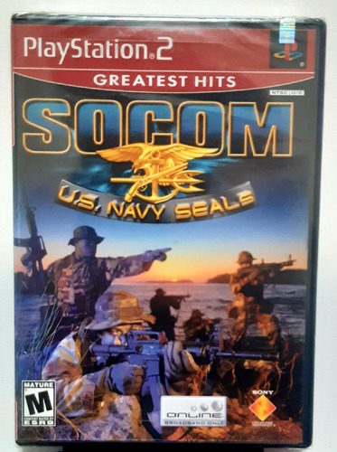 Jogo Socom U.s. Navy Seals  Lacrado Original Ps2