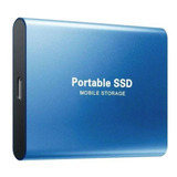 Disco Duro Externo 4 Tb Sdd Portátil Usb 3.1 Tipo C, Azul