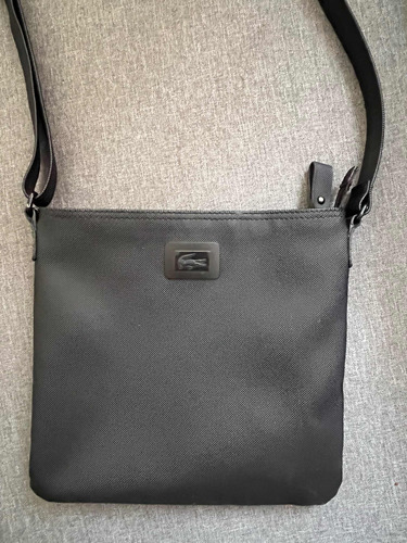 Bolsa Crossbody Lacoste Original Negra