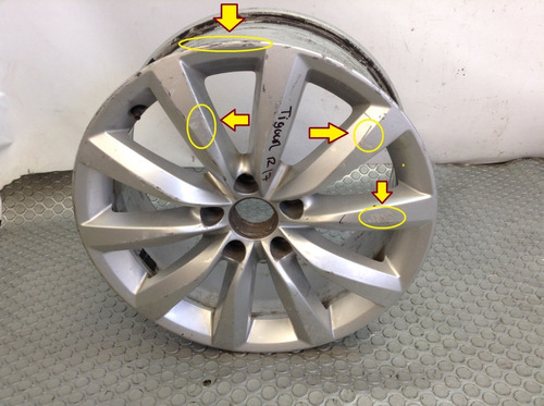 Rin 2 R17 Detalle 5x112 Vw Tiguan Mod 12-14 Original