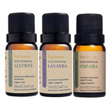 Óleo Essencial Lavanda + Alecrim + Copaiba Via Aroma