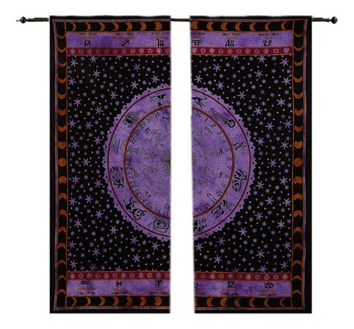 Astrología Mandala Tapiz Gran Pared Colgante Hippie Ventana 