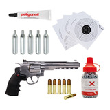 Revolver Crosman Sr 357  Co2 Bbs 4.5mm Silver Xchws C