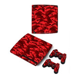 Skin Personalizado Para Ps3 Slim Camuflaje (0198)