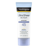 Protetor Solar Neutrogena Ultra Sheer Broad Spectrum 45 Spf