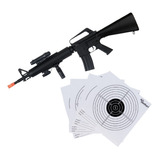 Rifle Airsoft Resorte M4 M16 A3 6mm Front Grip Xc