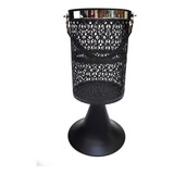 Candelabro Porta Velas Color Negro 31 Cm - Sheshu Home