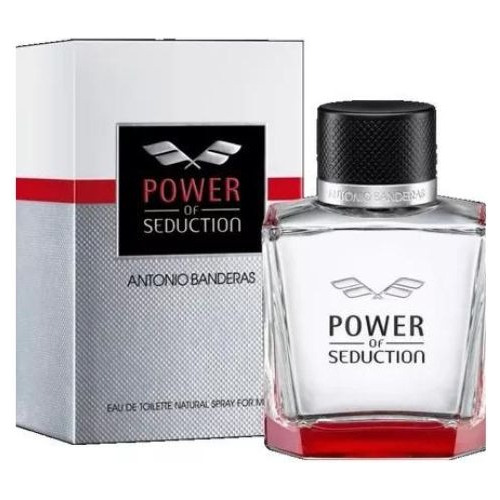 Eau De Toilette Banderas Power Of Seduction 50ml Com Notas De Saída Bergamota E Maças Para Homens Sedutores E De Poder A Homens 