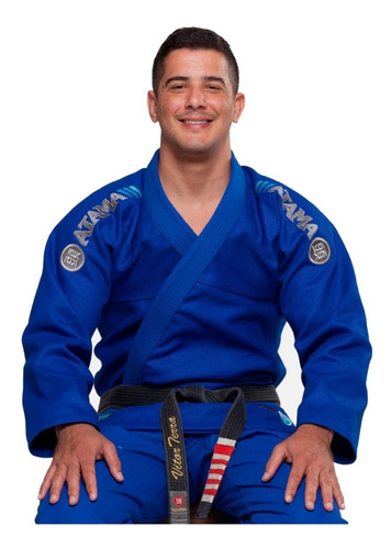 Kimono Atama Mundial 10 Azul Jiu Jitsu Bjj