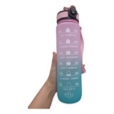 Termo Botella Agua 1 Lt Motivacional Gimnasio + Stiker