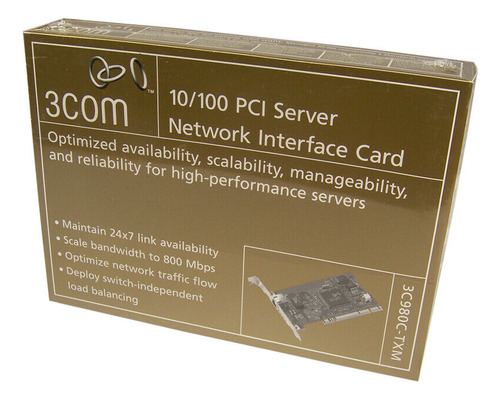 3com 10-100 Pci Server Network 3c980c-txm-retail Cck