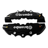 Par (2) Cubre Caliper Brembo 24cm Negro