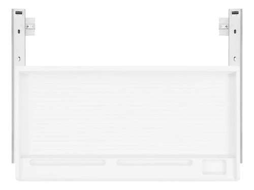 Cajón Para Teclado Debajo Del Escritorio, Gris Blanco