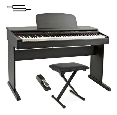 Piano Digital Electrico Rp120 88 Teclas Con Peso + Banqueta