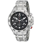 Reloj Nautica Para Hombre N19508g Tablero Negro Pulsera De