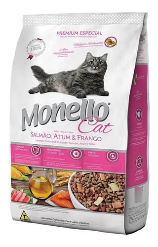 Alimento Monello Gato Adulto Salmon 15 Kg