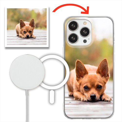 Funda Para iPhone Magsafe Personalizada Con Tu Foto Imagen