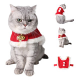 Moda Gato Mascota Ropa Capa Navidad Mascota Trajes Pequeños