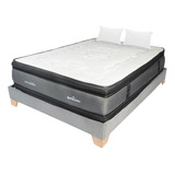 Combo Pocket Semidoble Excalibur + Base Cama + Almohadas