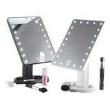 Espejos De Maquillaje Con Luz 16 Led Rotacion 360°