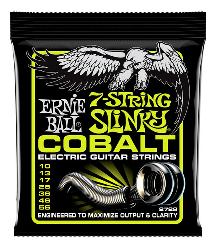 Ernie Ball Cuerdas Para Guitarra Electrica 7c Slinky Cobalt 