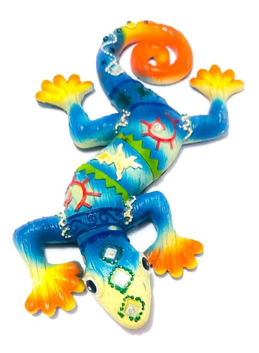 Adorno De Pared - Iguana De Yeso - 20cm