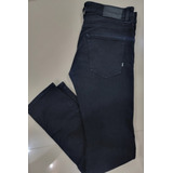 Pantalon Hugo Boss Delaware Slim Fit 32x32 Negro Original 