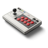 Control 8bitdo Arcade Stick Gamepad Multiplataforma Color Gris