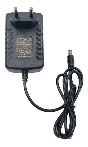 Fonte De Alimentação 12v 3a Bivolt Ac/dc - Adapter