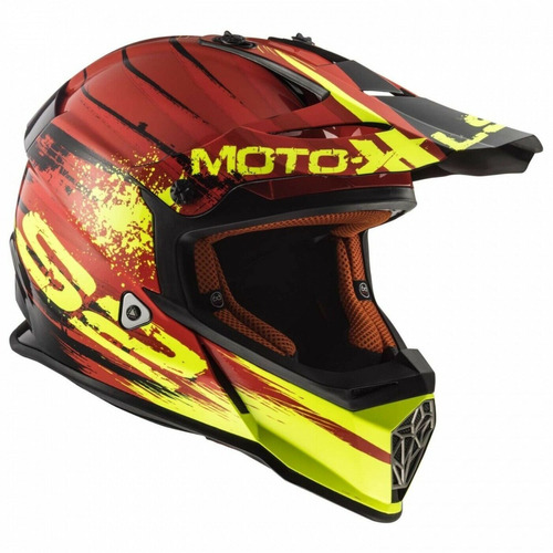 Casco Motocross Ls2 Mx 437 Fast Explosive Enduro Devotobikes
