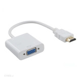 Cable Conversor Hdmi A Vga Conversor Notebook 1080p Fhd