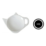 Posa Saquito De Porcelana Formas X6 Pettish Online Vc Color Blanco Cerámica