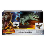 Jurassic World Dinossauro Giganotosaurus Colossal Mattel