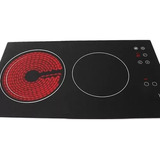 Fogão Cooktop Touch Vitrocerâmico Elétrico 2 Bocas 220v