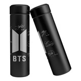 Bts Autógrafos Termo Vaso Térmico Grabado Láser Regalo