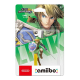 Figura Amiibo Original Link Legend Of Zelda Super Smash Bros