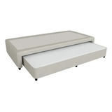 Sommier Marinero Divan Mussa Urania 90x190 Ecocuero Crudo