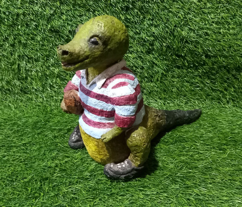 Dinosaurio Rugby Papel Mache Club Atletico Rosario 