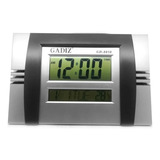 Reloj Digital De Pared Buro Con Alarma Temperatura Fechador 